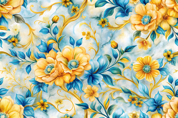seamless floral background