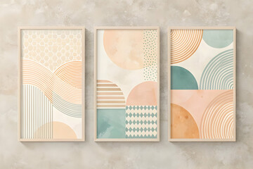 vintage background with frames