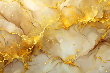 abstract background of yellow water