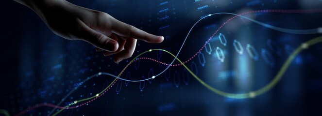 Touch Interaction with Predictive Analytics and Market Trends.