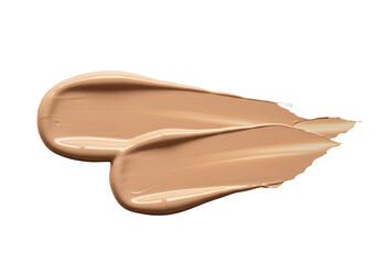 Tan Skincare Cream Texture Swatch Dual toned tan smear for cosmetic creams. Perfect for bronzers, tinted moisturizers, or BB creams