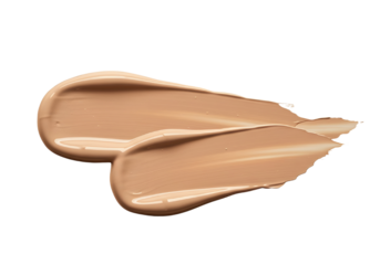 Tan Skincare Cream Texture Swatch Dual toned tan smear for cosmetic creams. Perfect for bronzers, tinted moisturizers, or BB creams