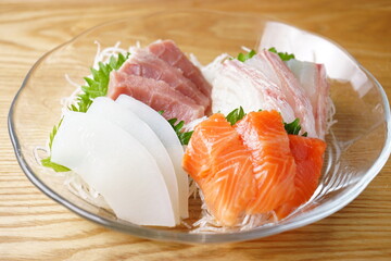 刺身の盛り合わせ