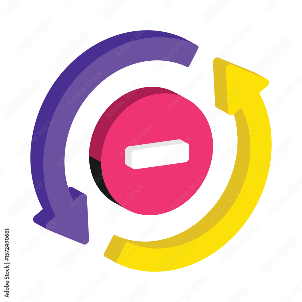 Poster remove vector style icon. eps 10 file