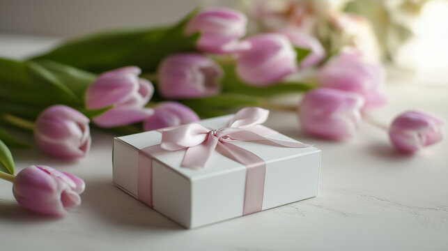 贈り物、花、花束、プレゼント