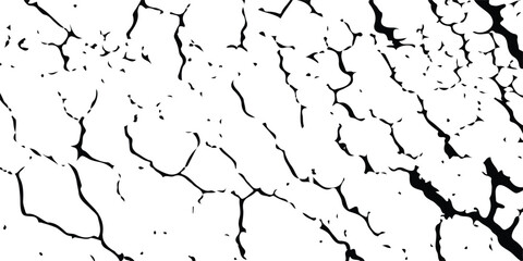 Distressed Vector Texture Overlays Featuring Earthquake-Induced Cracks on Land, Wall, and Floor Surfaces in Black, White, and Grey, Ideal for Simulating Earthquake Damage and Surface Deformation in De