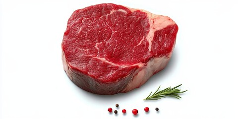 Raw Beef Meat Piece Cut Ready for Cooking, Perfect Ingredient for Grill Party Barbecue Feast