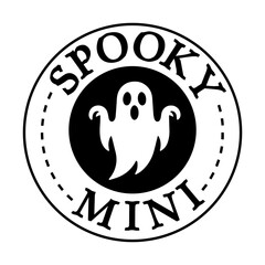 Spooky mini SVG Design

