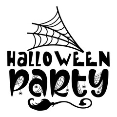 Halloween party SVG Design
