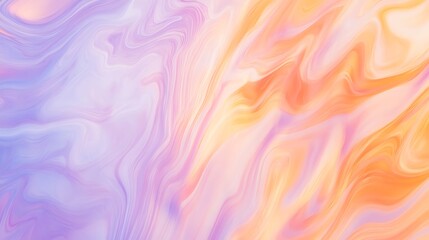 Obraz premium Abstract swirling pastel colors of lavender purple and warm orange
