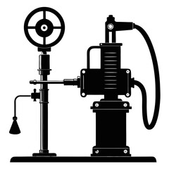 microscope isolated on white