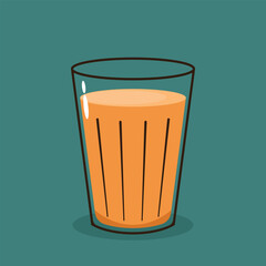 Indian hot drink vector. Indian chai icon. Chai is Indian drink. Kerala tea shop illustration vector eps. Indian Kerala roadside. Kerala tea shop line drawing. Kerala Old.