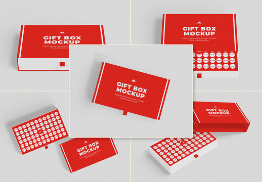 Gift Box Mockup