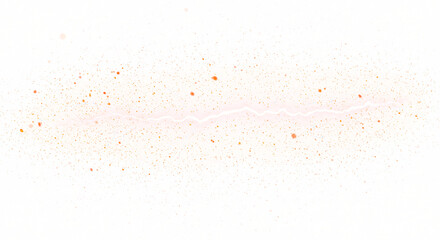 Abstract Gold and Peach Glitter Scattered Design.