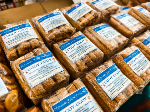 Packaged Ugoy-Ugoy snacks for sale at an Oriental Mindoro establishment