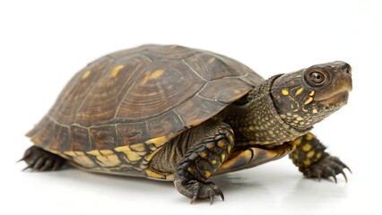 Fototapeta premium european-pond-turtle--isolated-on-a-white-backgrou (1).jpg