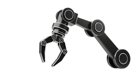 Robotic Arm Mechanical Claw and Articulated Joints - 3D Render