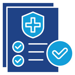 Fototapeta premium Insurance Dual Tone Icon Element For Design