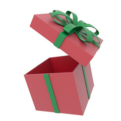 open red gift box