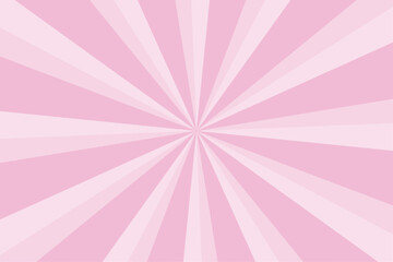 ピンクの集中線背景イラスト