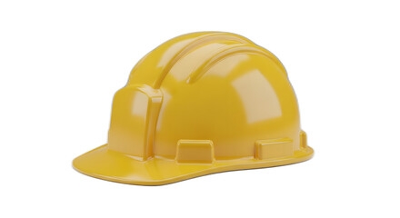 Bright Yellow Hard Hat Construction Safety Equipment