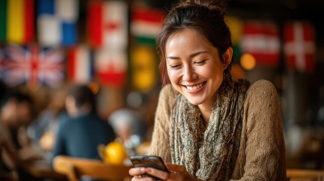 Language learning done casually blends social interaction and app-based practice, making study easy and enjoyable.
