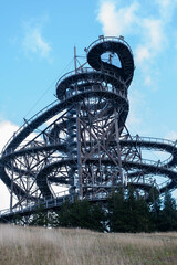 Sky Walk observation tower near Sky Bridge, Dolní Morava, Czechia