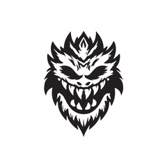 Shining golden sunrays pierce through the dark, mysterious forest, illuminating a path of adventure