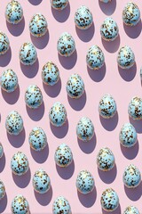 Cute Porcelain Cat Figurine Collection on Pink Surface