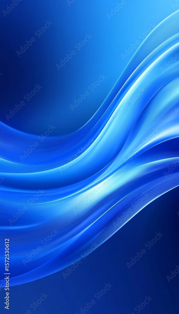 Aufkleber stunning abstract background with elegant blue wave patterns and dynamic flowing designs for art