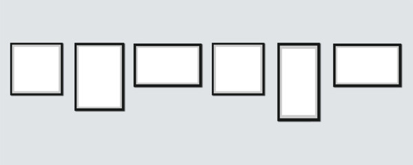 Frame vector set with shadow