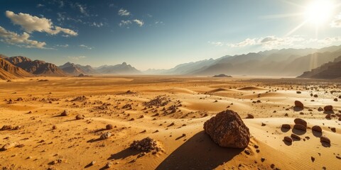 Vast Desert Landscape - Endless Horizons