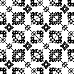 Geometric Ethnic Pattern Design Background or Wallpaper.