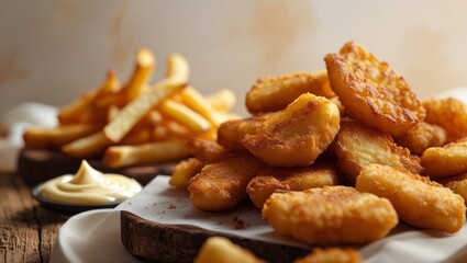 fried chicken nuggets