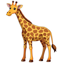 Obraz premium Cute giraffe illustration