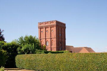 Old Victorian brick water tower