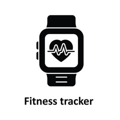 Fitness tracker Vector Icon which can easily modify or edit