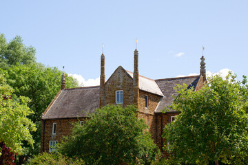 Old manor house roof example