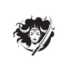 Devil Queen logo black 