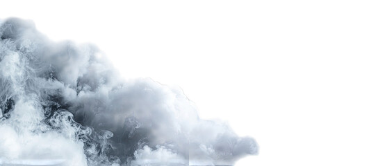 Naklejka premium Abstract cloud-like form