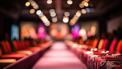 Soft Evening Lights Illuminate a Grand Affair