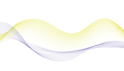 Yellow and Purple Abstract Wave Background