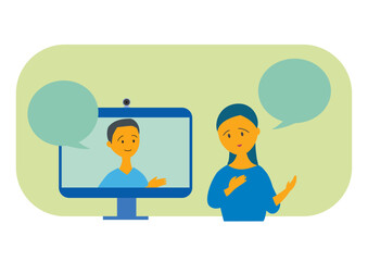 teletherapy  illustration