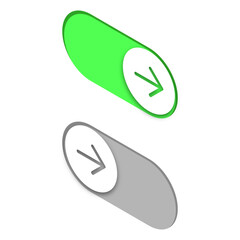 シンプルなトグルボタンのベクターイラスト_64