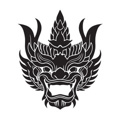 Dragon head logo 