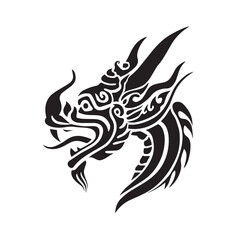 Dragon head logo 
