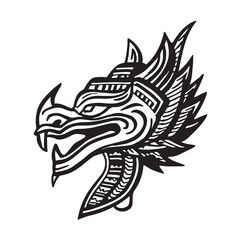 Dragon head logo 