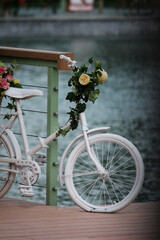bicycle and flowers