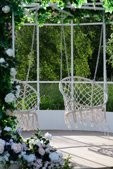garden bed with flowers