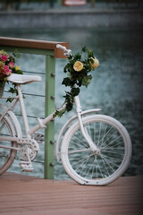 bicycle and flowers